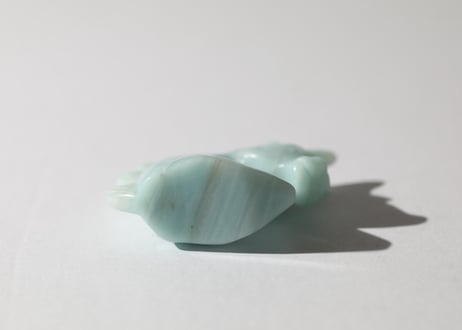 葉月ゆうによる技封入❣️【青天井に良い人間になる】オリジナルカード付き アマゾナイト ユニコーン