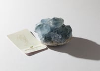 【悟った至福のシッディ】＆〈タイムウェーバーによるカルマを解放し、良い人生の流れに乗る調整入り〉オリジナルカード付き❣️ ハイクオリティ ブルーセレスタイト 原石