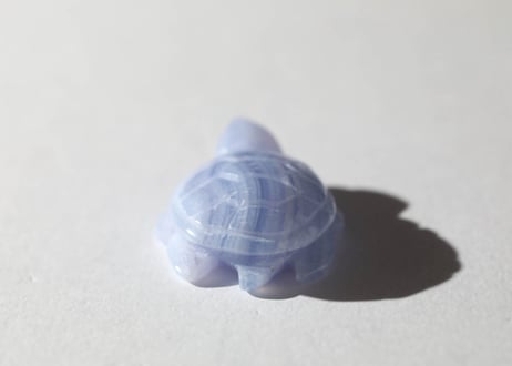【悟った至福のシッディ】＆〈タイムウェーバーによる長所を認識し、直観的で可能性に満ちた人生を引き寄せる調整入り〉オリジナルカード付き❣️ ブルーレースアゲート かめ