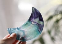 【アバンダンスディクシャ入り】フローライトの月のお皿