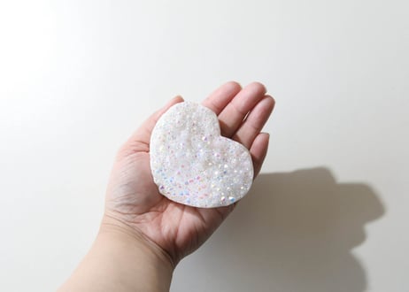 葉月ゆうによる技封入❣️【多次元の才能とつながる】オリジナルカード付き❣️ エンジェルオーラ ホワイトクォーツ クラスター ハート