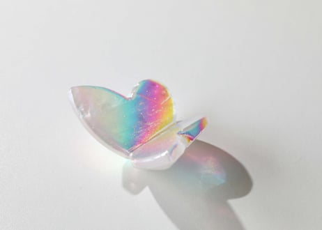 葉月ゆうによる技封入❣️【自分と対立する遺伝子プログラムの解放】オリジナルカード付き エンジェルオーラ ローズクォーツ バタフライ