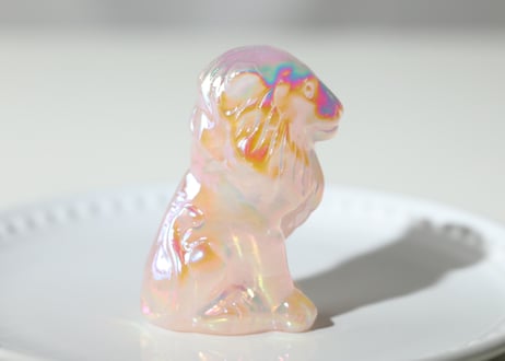 ライオンズゲートのエナジーLion of Jupiter＆葉月ゆうによる技封入❣️【青天井にラッキーを引き寄せる】エンジェルオーラ ローズクォーツ ライオン ※イベントクーポン使用不可