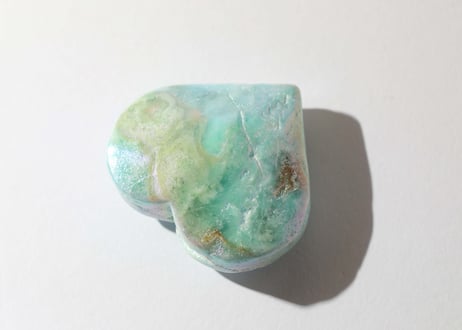 【PARTNERSHIP パートナーシップ（調和・トラウマの解消）シジル封入 オリジナルカード付き❣️】エンジェルオーラ ヘミモルファイト ハート