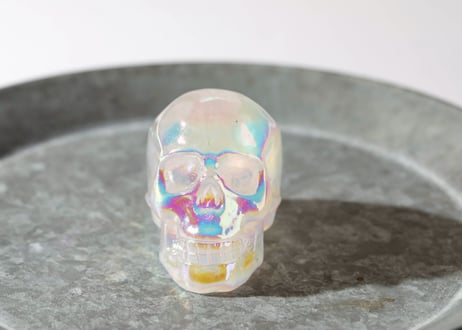 【思考のエネルギーチャージ】エンジェルオーラ ローズクォーツ スカル