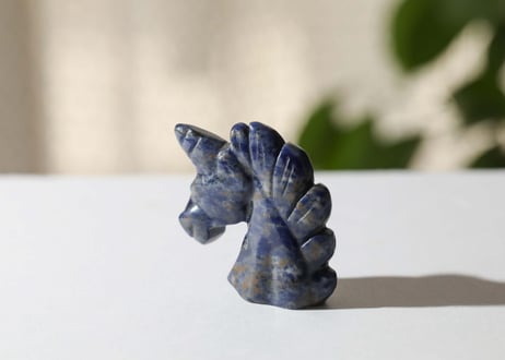 悟りのシッディ＆葉月ゆうによる技封入❣️【カルマ体のブロック解放/ハートからの願いを叶える】ソーダライト ユニコーン