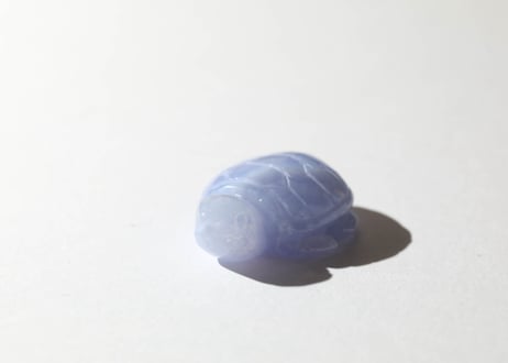 葉月ゆうによる技封入❣️【日々あらゆる面でますます良くなっていく】ブルーレースアゲート かめ