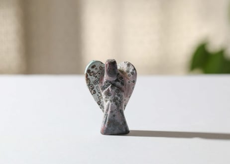 悟りのシッディ＆葉月ゆうによる技封入❣️【カルマ体のブロック解放/ハートからの願いを叶える】ユニコーンジャスパー 天使
