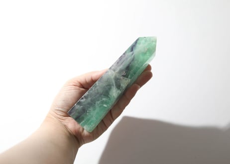 葉月ゆうによる技封入❣️【日々あらゆる面でますます神に近づいていく】エンジェルフェザーフローライト ポイント