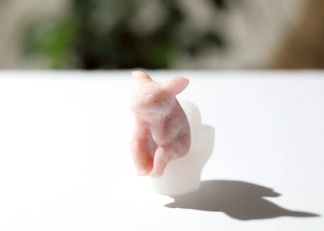 葉月ゆうによる技封入❣️【愛し愛される】ピンクオパールの考えるブタ（ホワイト翡翠のトイレ） ※イベントクーポン使用不可