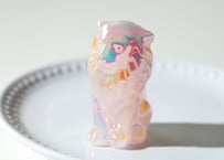 ライオンズゲートのエナジーLion of Jupiter＆葉月ゆうによる技封入❣️【青天井にラッキーを引き寄せる】エンジェルオーラ ローズクォーツ ライオン ※イベントクーポン使用不可