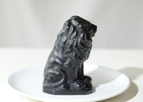 ライオンズゲートのエナジーLion of Jupiter＆葉月ゆうによる技封入❣️【青天井にラッキーを引き寄せる】ブラックオブシディアン ライオン ※イベントクーポン使用不可