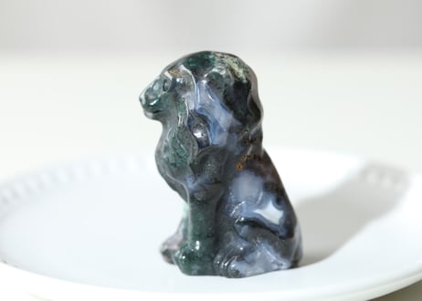 ライオンズゲートのエナジーLion of Jupiter＆葉月ゆうによる技封入❣️【青天井にラッキーを引き寄せる】モスアゲート ライオン ※イベントクーポン使用不可