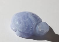 葉月ゆうによる技封入❣️【日々あらゆる面でますます良くなっていく】ブルーレースアゲート かめ