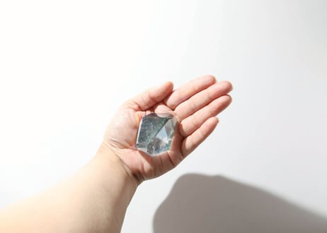 葉月ゆうによる技封入❣️【奇跡に包まれる】タンジンオーラクォーツ 手編みの巾着付き ※イベントクーポン使用不可