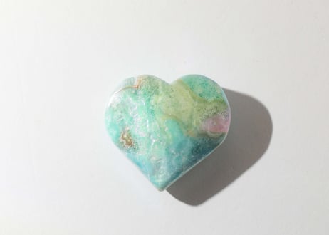 【PARTNERSHIP パートナーシップ（調和・トラウマの解消）シジル封入 オリジナルカード付き❣️】エンジェルオーラ ヘミモルファイト ハート