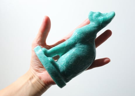 葉月ゆうによる技封入❣️【カルマ体のブロック解放/ハートからの願いを叶える】ハイクオリティ アマゾナイト バステト