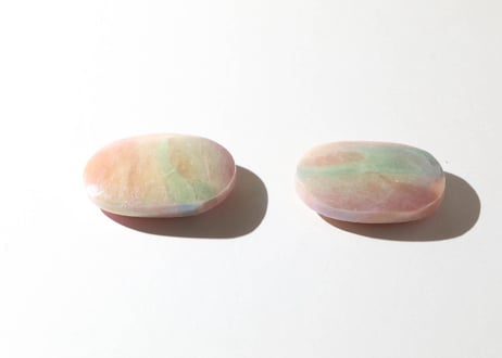 【悟った至福のシッディ】＆大技封入❣️【悩みを食べてくれる龍神】エンジェルオーラ ピンクオパール 握り石（1個）