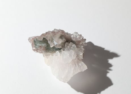 葉月ゆうによる技封入❣️【中毒からの解放】オリジナルカード付き フラワーアメジスト クラスター