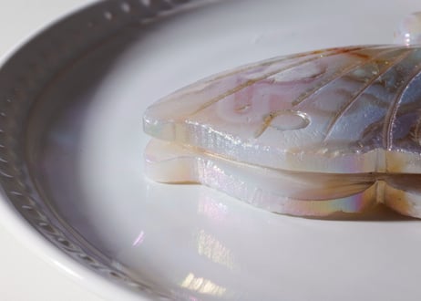 【寄り添う芸術】エンジェルオーラ チェリーブロッサムアゲート 精霊