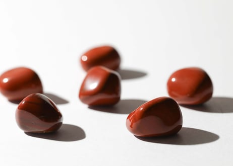 【動きに変化をもたらす】レッドジャスパー タンブルS（6個セット）