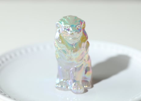 ライオンズゲートのエナジーLion of Jupiter＆葉月ゆうによる技封入❣️【青天井にラッキーを引き寄せる】エンジェルオーラ フローライト ライオン ※イベントクーポン使用不可