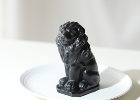 ライオンズゲートのエナジーLion of Jupiter＆葉月ゆうによる技封入❣️【青天井にラッキーを引き寄せる】ブラックオブシディアン ライオン ※イベントクーポン使用不可