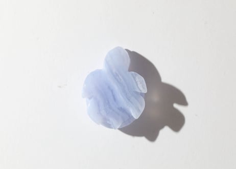 葉月ゆうによる技封入❣️【日々あらゆる面でますます良くなっていく】ブルーレースアゲート かめ
