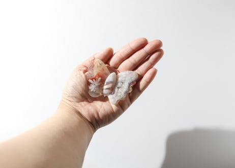 葉月ゆうによる技封入❣️【自分と対立する遺伝子プログラムの解放】カーネリアン＆チェリーブロッサムアゲート バタフライ