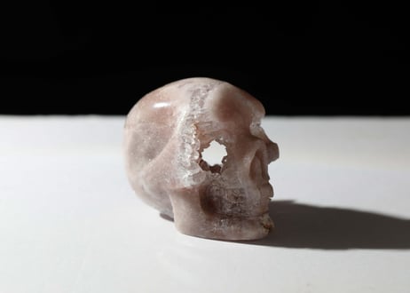 葉月ゆうによる技封入❣️【多次元の才能と繋がる】オリジナルカード付き ドゥルジーピンクアメジスト スカル