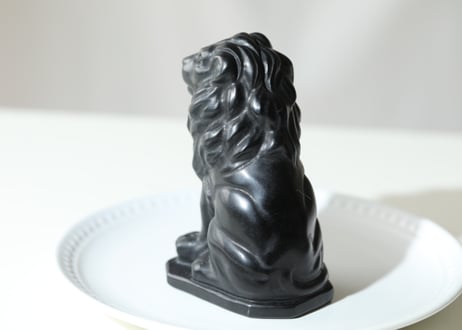 ライオンズゲートのエナジーLion of Jupiter＆葉月ゆうによる技封入❣️【青天井にラッキーを引き寄せる】ブラックオブシディアン ライオン ※イベントクーポン使用不可