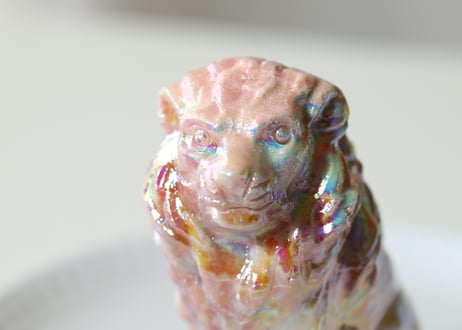 ライオンズゲートのエナジーLion of Jupiter＆葉月ゆうによる技封入❣️【青天井にラッキーを引き寄せる】エンジェルオーラ ピンクオパール ライオン ※イベントクーポン使用不可