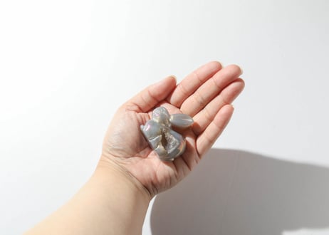 【悟った至福のシッディ】＆葉月ゆうによる技封入❣️【日々あらゆる面でますます良くなっていく】エンジェルオーラ ドゥルジーアゲート うさぎ