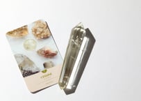 葉月ゆうによる技封入❣️【多次元の才能とつながる】オリジナルカード付き❣️ シトリン ヴォーゲルワンド 12面カット