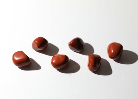 【動きに変化をもたらす】レッドジャスパー タンブルS（6個セット）