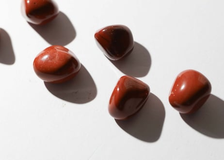 【動きに変化をもたらす】レッドジャスパー タンブルS（6個セット）
