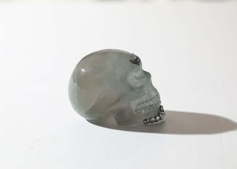 葉月ゆうによる技封入❣️【多次元の才能と繋がる】オリジナルカード付き〈リメイク〉フローライト スカル