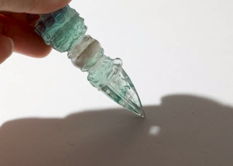 葉月ゆうによる技封入❣️【奇跡に包まれる/魔除けの結界】レインボーフローライト ヴァジュラキラヤ・プルバ ※イベントクーポン使用不可