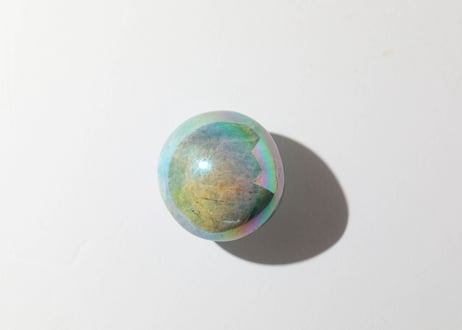 葉月ゆうによる技封入❣️【多次元の才能とつながる】オリジナルカード付き❣️ エンジェルオーラ アマゾナイト 握り石