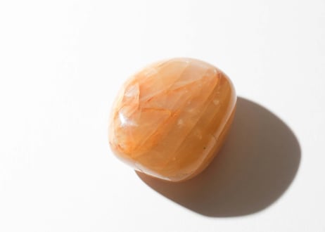 悟りのシッディ＆葉月ゆうによる技封入❣️【カルマ体のブロック解放/ハートからの願いを叶える】ピーチムーンストーン 握り石