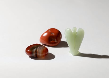 葉月ゆうによる技封入❣️【四大天使のサポート＆結界】天使の行動力セット〈翡翠〉巾着付き ※イベントクーポン使用不可