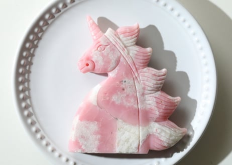 葉月ゆうによる技封入❣️【青天井にますます良い人間になる】ピンクオパール ユニコーン