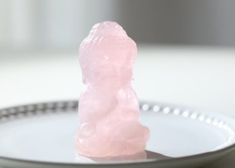 技封入❣️【先祖供養】ローズクォーツ ブッダ ※イベントクーポン使用不可