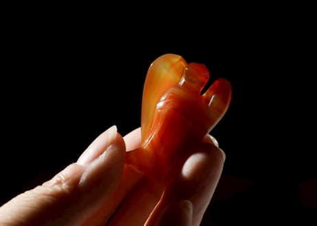 葉月ゆうによる技封入❣️【四大天使のサポート＆結界】天使の行動力セット〈カーネリアン〉巾着付き ※イベントクーポン使用不可