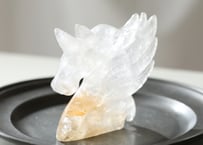 葉月ゆうによる技封入❣️【カルマ解放】虹入り ヘマタイトインクォーツ ユニサス