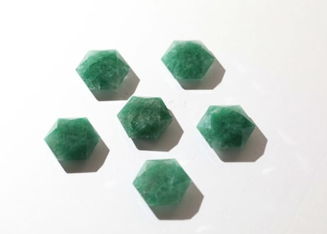 【悟りのシッディ入り】グリーンストロベリークォーツ 六芒星（1個）