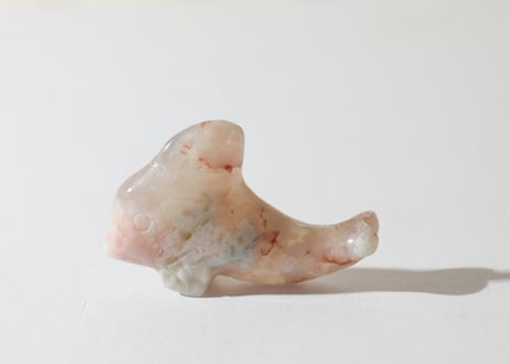 葉月ゆうによる技封入❣️【青天井に良い人間になる】チェリーブロッサムアゲート イルカ