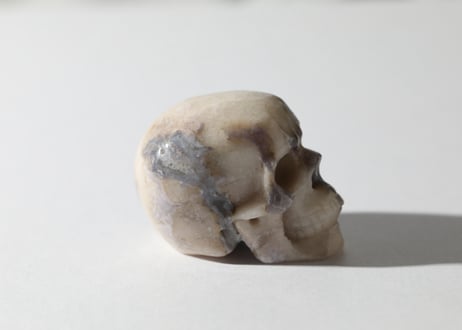 葉月ゆうによる技封入❣️【自分と対立する遺伝子プログラムの解放】パープルチェリーブロッサムアゲート スカル