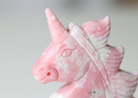 葉月ゆうによる技封入❣️【青天井にますます良い人間になる】ピンクオパール ユニコーン