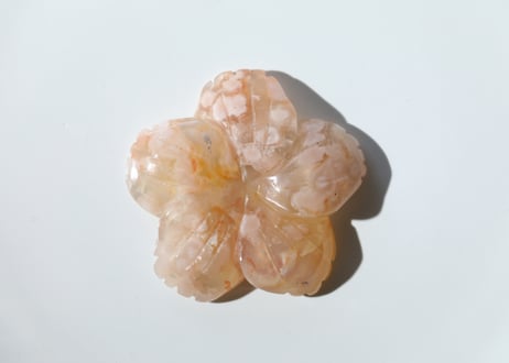 葉月ゆうによる技封入❣️【未来供養】オリジナルカード付き チェリーブロッサムアゲート 花